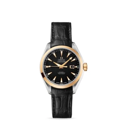 Omega - 231.23.34.20.01.001 Seamaster Aqua Terra 150M Co-Axial 34 Stainless Steel / Yellow Gold / Black