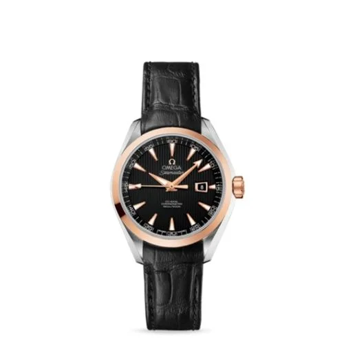 Omega - 231.23.34.20.01.002 Seamaster Aqua Terra 150M Co-Axial 34 Stainless Steel / Red Gold / Black