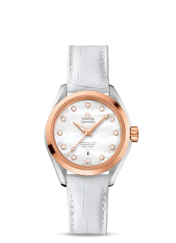 Omega - 231.23.34.20.55.001 Seamaster Aqua Terra 150M Master Co-Axial 34 Stainless Steel / Sedna Gold / MOP
