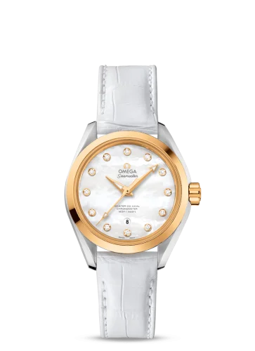 Omega - 231.23.34.20.55.002 Seamaster Aqua Terra 150M Master Co-Axial 34 Stainless Steel / Yellow Gold / MOP