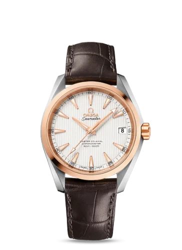 Omega - 231.23.39.21.02.001 Seamaster Aqua Terra 150M Master Co-Axial 38.5 Stainless Steel / Red Gold / Silver