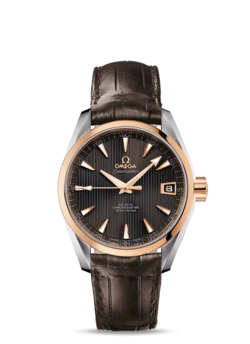 Omega - 231.23.39.21.06.001 Seamaster Aqua Terra 150M Co-Axial 38.5 Stainless Steel / Red Gold / Grey