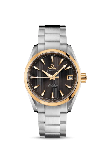 Omega - 231.20.39.21.06.004 Seamaster Aqua Terra 150M Co-Axial 38.5 Stainless Steel / Yellow Gold / Grey / Bracelet