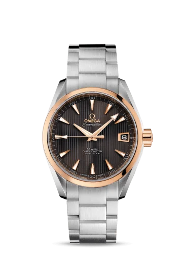 Omega - 231.20.39.21.06.003 Seamaster Aqua Terra 150M Co-Axial 38.5 Stainless Steel / Red Gold / Grey / Bracelet