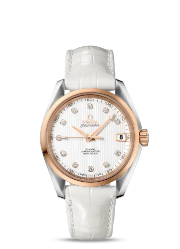 Omega - 231.23.39.21.52.001 Seamaster Aqua Terra 150M Co-Axial 38.5 Stainless Steel / Red Gold / Silver