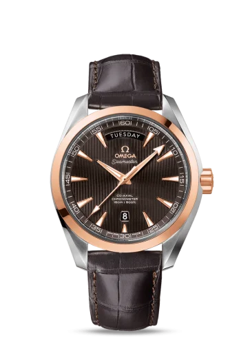 Omega - 231.23.42.22.06.001 Seamaster Aqua Terra 150m Co-Axial 41.5 Day-Date Stainless Steel / Red Gold / Grey
