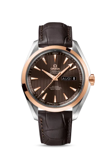 Omega - 231.23.43.22.06.002 Seamaster Aqua Terra 150M Co-Axial 43 Annual Calendar Stainless Steel / Red Gold / Grey