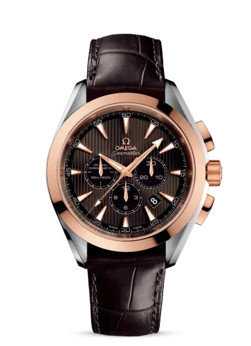 Omega - 231.23.44.50.06.001 Seamaster Aqua Terra 150M Co-Axial 44 Chronograph Stainless Steel / Red Gold / Grey