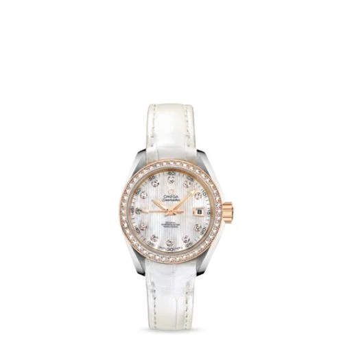 Omega - 231.28.30.20.55.002 Seamaster Aqua Terra 150M Co-Axial 30 Stainless Steel / Yellow Gold / Diamond / MOP