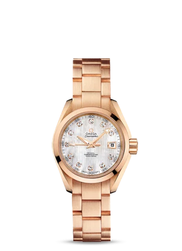 Omega - 231.50.30.20.55.001 Seamaster Aqua Terra 150M Co-Axial 30 Red Gold / MOP / Bracelet