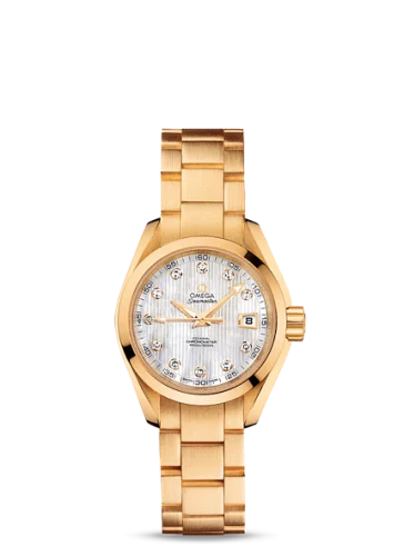 Omega - 231.50.30.20.55.002 Seamaster Aqua Terra 150M Co-Axial 30 Yellow Gold / MOP / Bracelet