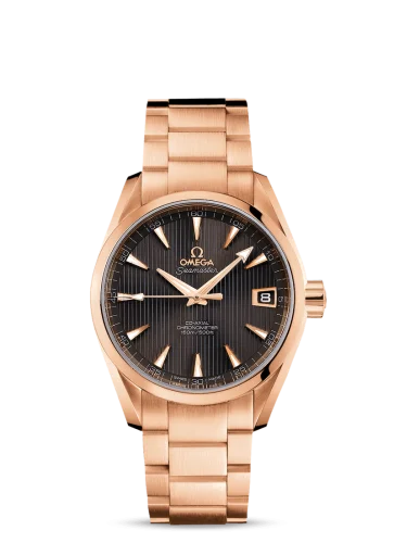 Omega - 231.50.39.21.06.001 Seamaster Aqua Terra 150M Co-Axial 38.5 Red Gold / Grey / Bracelet