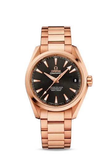 Omega - 231.50.39.21.06.003 Seamaster Aqua Terra 150m Master Co-Axial 38.5 Red Gold / Grey / Bracelet
