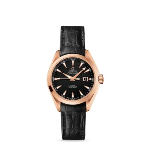 Omega Omega - 231.53.34.20.01.002 Seamaster Aqua Terra 150M Co-Axial 34 Red Gold / Black