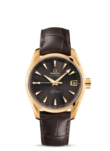 Omega - 231.53.39.21.06.002 Seamaster Aqua Terra 150M Co-Axial 38.5 Yellow Gold / Grey