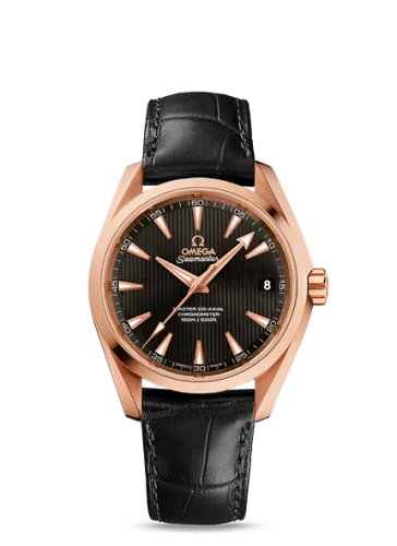 Omega - 231.53.39.21.06.003 Seamaster Aqua Terra 150m Master Co-Axial 38.5 Red Gold / Grey / Bracelet