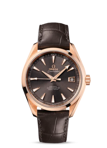 Omega - 231.53.42.21.06.001 Seamaster Aqua Terra 150M Co-Axial 41.5 Red Gold / Grey