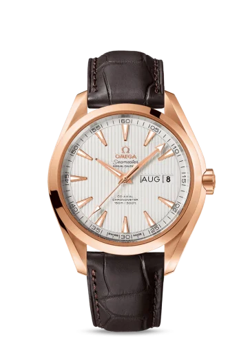 Omega - 231.53.43.22.02.002 Seamaster Aqua Terra 150M Co-Axial 43 Annual Calendar Red Gold / Silver