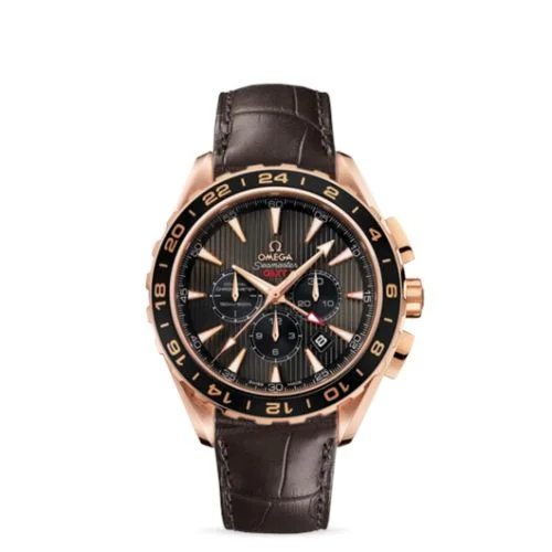 Omega - 231.53.44.52.06.001 Seamaster Aqua Terra 150M Co-Axial 44 GMT Chronograph Red Gold / Grey