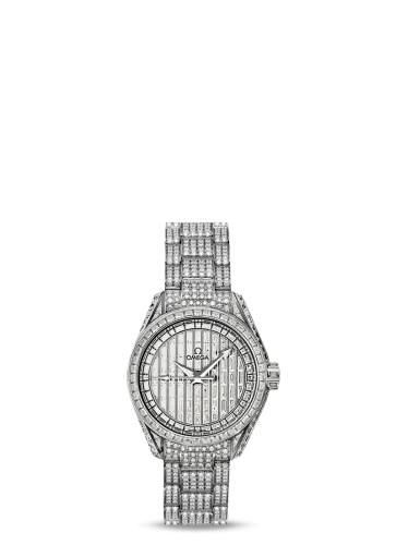Omega Seamaster Aqua Terra 150M Co-Axial 30 White Gold / Baguette / Baguette / Bracelet