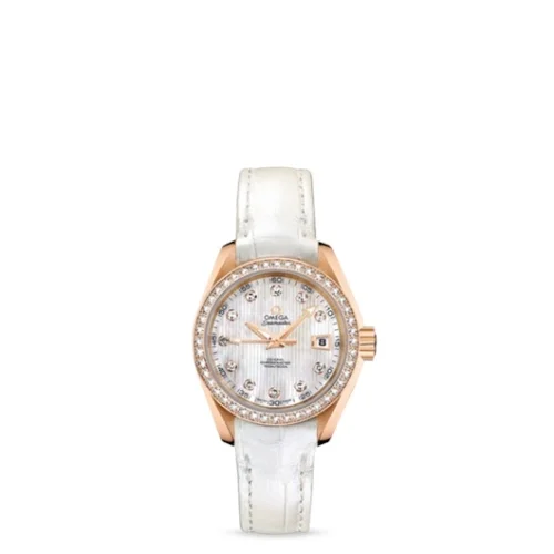 Omega Omega - 231.58.30.20.55.001 Seamaster Aqua Terra 150M Co-Axial 30 Red Gold / Diamond / MOP