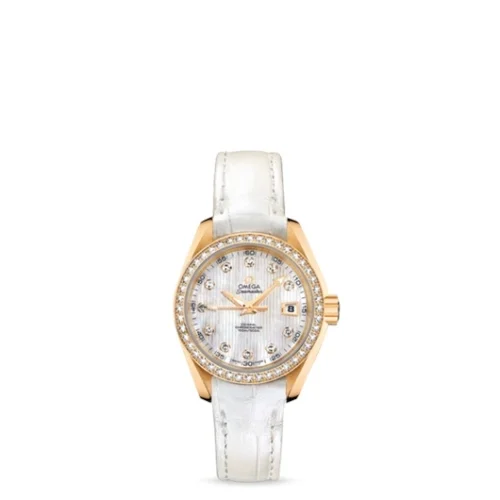 Omega Omega - 231.58.30.20.55.002 Seamaster Aqua Terra 150M Co-Axial 30 Yellow Gold / Diamond / MOP