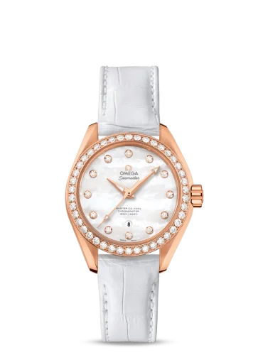 Omega Omega - 231.58.34.20.55.003 Seamaster Aqua Terra 150M Master Co-Axial 34 Sedna Gold / Diamond / MOP