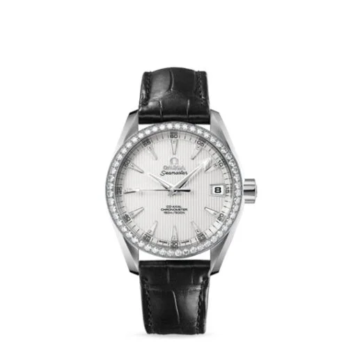 Omega - 231.58.39.21.52.001 Seamaster Aqua Terra 150M Co-Axial 38.5 White Gold / Diamond / Silver