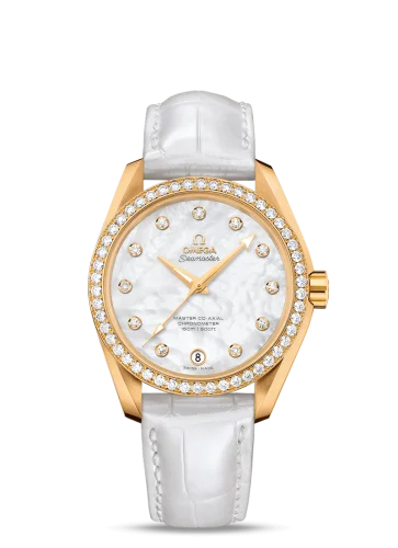 Omega - 231.58.39.21.55.002 Seamaster Aqua Terra 150M Master Co-Axial 38.5 Yellow Gold / Diamond / MOP
