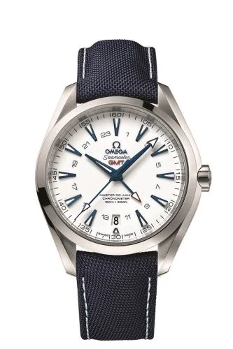 Omega - 231.92.43.22.04.001 Seamaster Aqua Terra 150M Co-Axial 43 GMT Titanium / White / GoodPlanet