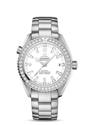 Omega - 232.15.42.21.04.001 Seamaster Planet Ocean 600M Co-Axial 42 Stainless Steel / Diamond / White / Bracelet