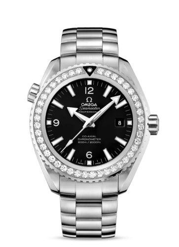Omega - 232.15.46.21.01.001 Seamaster Planet Ocean 600M Co-Axial 45.5 Stainless Steel / Diamond / Black / Bracelet