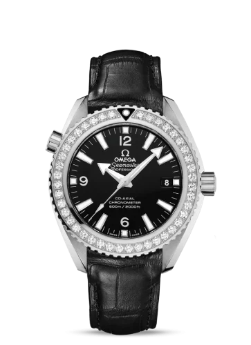 Omega - 232.18.42.21.01.001 Seamaster Planet Ocean 600M Co-Axial 42 Stainless Steel / Diamond / Black / Alligator