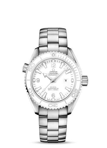 Omega - 232.30.38.20.04.001 Seamaster Planet Ocean 600M Co-Axial 37.5 Stainless Steel / White / Bracelet