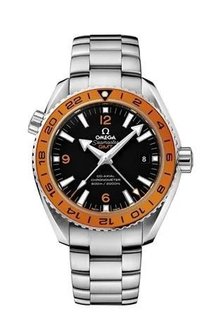 Omega - 232.30.44.22.01.003 Seamaster Planet Ocean 600M Co-Axial 43.5 GMT Stainless Steel / Orange Numerals / Bracelet