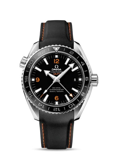 Omega - 232.32.44.22.01.002 Seamaster Planet Ocean 600M Co-Axial 43.5 GMT Stainless Steel / Orange Numerals / Rubber