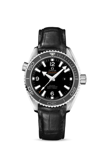Omega - 232.33.38.20.01.001 Seamaster Planet Ocean 600M Co-Axial 37.5 Stainless Steel / Black / Alligator
