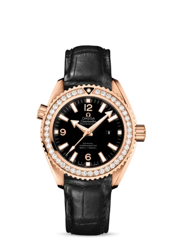 Omega - 232.58.38.20.01.001 Seamaster Planet Ocean 600M Co-Axial 37.5 Red Gold / Diamond / Alligator