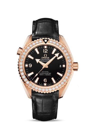 Omega - 232.58.42.21.01.001 Seamaster Planet Ocean 600M Co-Axial 42 Red Gold / Diamond / Alligator