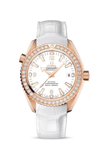 Omega - 232.58.42.21.04.001 Seamaster Planet Ocean 600M Co-Axial 42 Red Gold / Diamond / White / Alligator