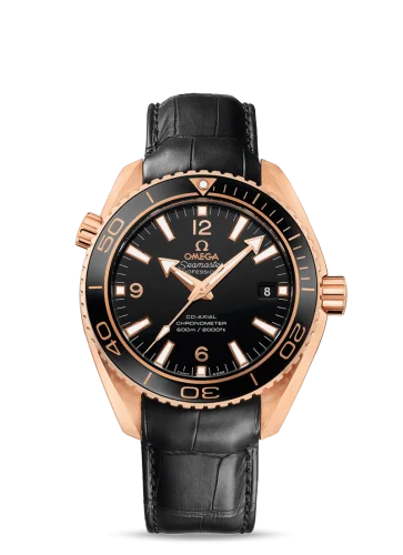 Omega - 232.63.42.21.01.001 Seamaster Planet Ocean 600M Co-Axial 42 Red Gold / Black / Alligator