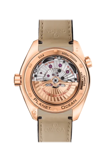 Omega Omega - 232.63.44.22.01.001 Seamaster Planet Ocean 600M Co-Axial 43.5 GMT Red Gold / Ceragold / Alligator