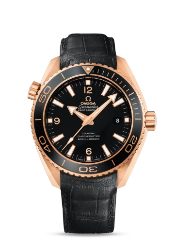 Omega - 232.63.46.21.01.001 Seamaster Planet Ocean 600M Co-Axial 45.5 Red Gold / Ceragold / Alligator