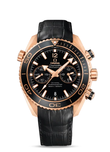 Omega Seamaster Planet Ocean 600M Co-Axial 45.5 Chronograph Red Gold / Ceragold / Alligator
