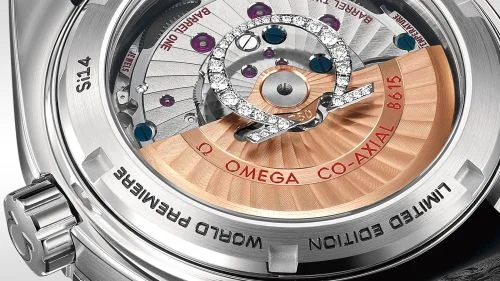Omega Omega - 232.98.44.22.01.001 Seamaster Planet Ocean 600M Co-Axial 43.5 GMT Platinum / Diamond / Black / Alligator