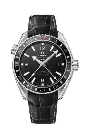 Omega Seamaster Planet Ocean 600M Co-Axial 43.5 GMT Platinum / Diamond / Oman