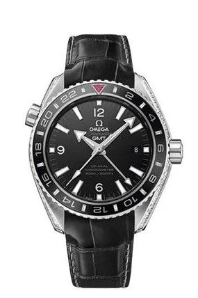Omega Seamaster Planet Ocean 600M Co-Axial 43.5 GMT Platinum / Diamond / Qatar