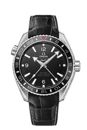 Omega Seamaster Planet Ocean 600M Co-Axial 43.5 GMT Platinum / Diamond / Dubai