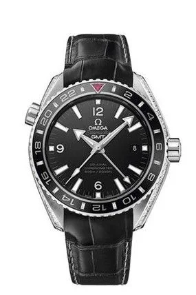 Omega Seamaster Planet Ocean 600M Co-Axial 43.5 GMT Platinum / Diamond / Abu Dhabi