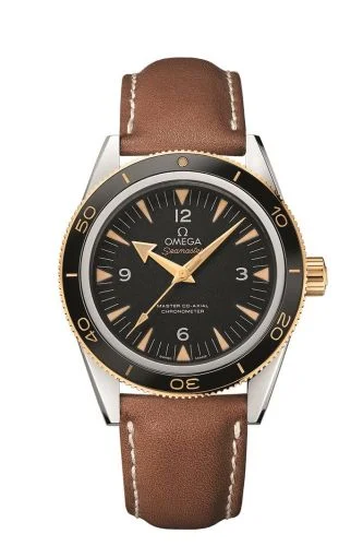 Omega - 233.22.41.21.01.001 Seamaster 300 Master Co-Axial Steel Stainless Steel / Yellow Gold / Black / Strap